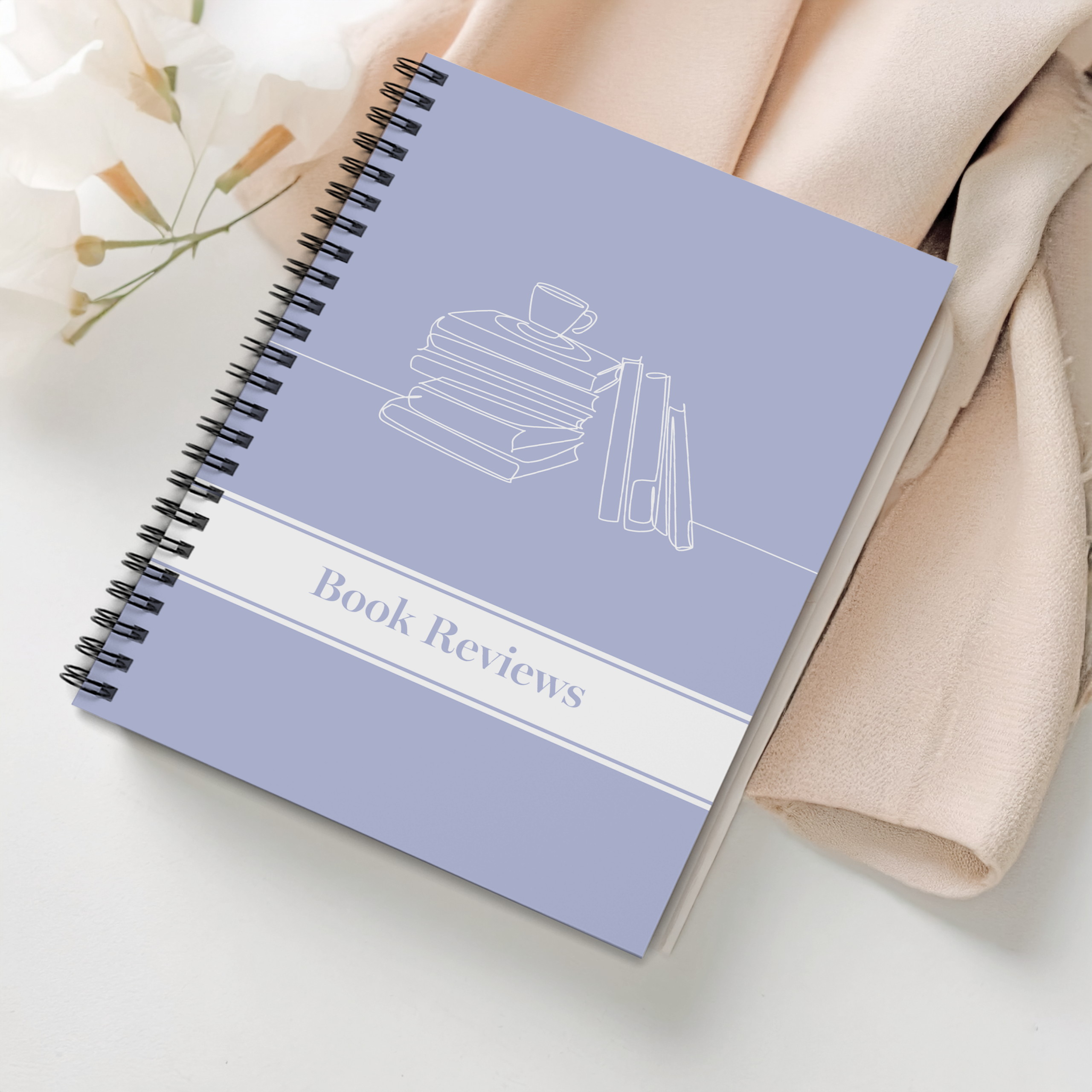 An image of a notebook to hold all your book reviews